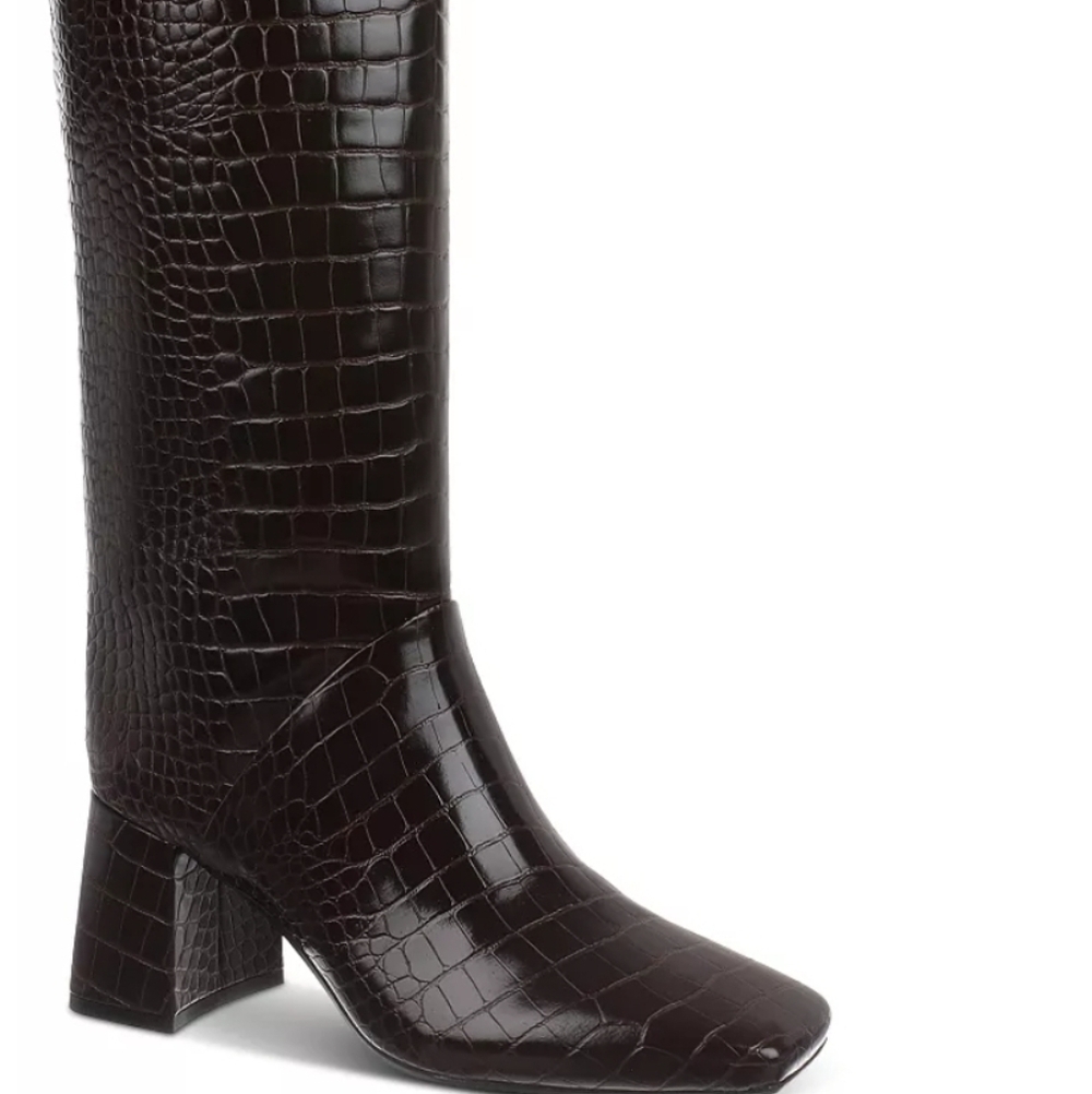 Women's Millerr Square-Toe Knee High Boots Size 7.5 #34